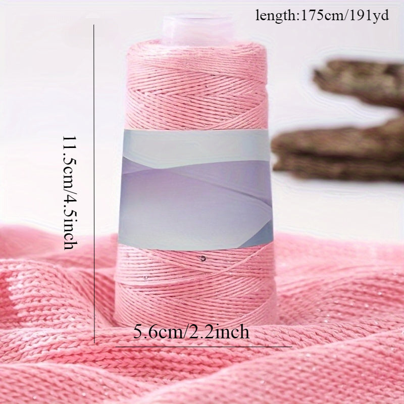 6pcs of Sequined Lace Yarn, Soft And Breathable, Suitable for Knitting And Crocheting Sweaters, Hats, Coats, Available in Various Colors, 10.58 oz.