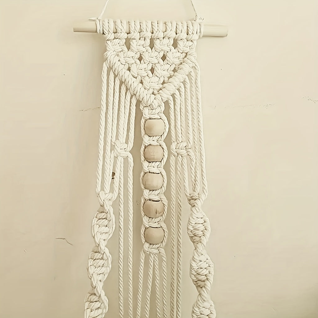 A Complete Beginner'S Knitting Kit for Making a Flower Pot Net Bag, Featuring a DIY Knitting Set with Step-By-Step Instructions. It'S Ideal for Home Decoration And Makes a Perfect Holiday Gift for Family And Friends.