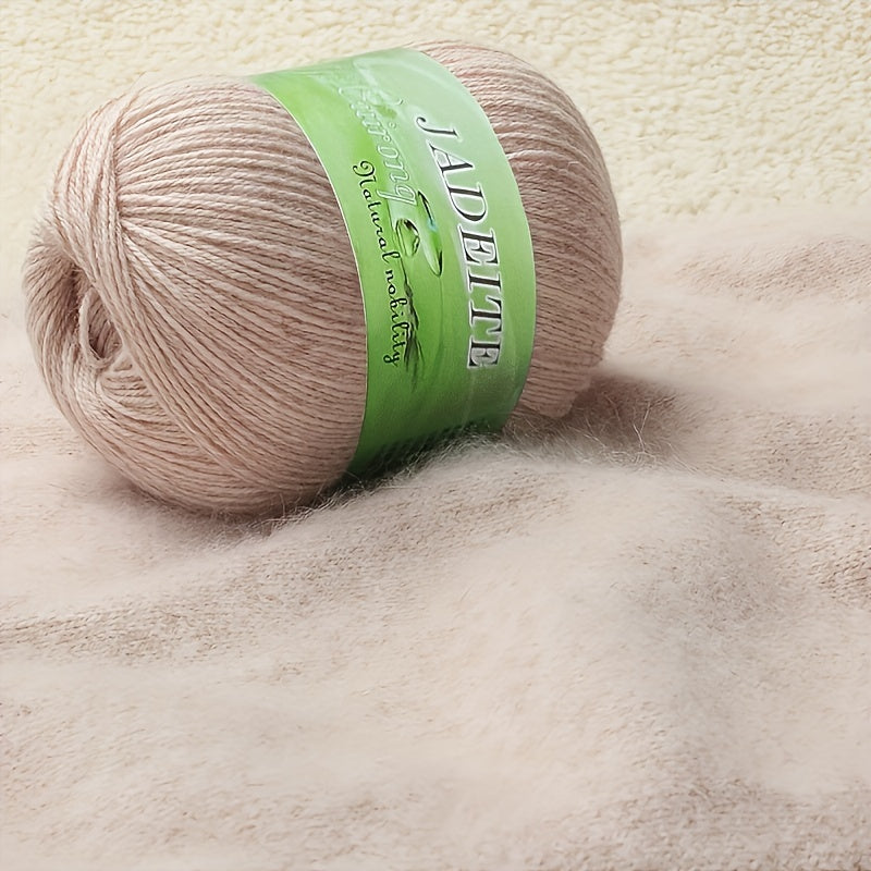 400g High-End Light Luxury Cashmere Yarn, Combed Goat Plush Yarn, Handmade Autumn/Winter Warm Fashion Knit Sweaters for Men and Women, Base Layer Sweaters, Scarves, Warm Wool Pants, 8pcs/Pack