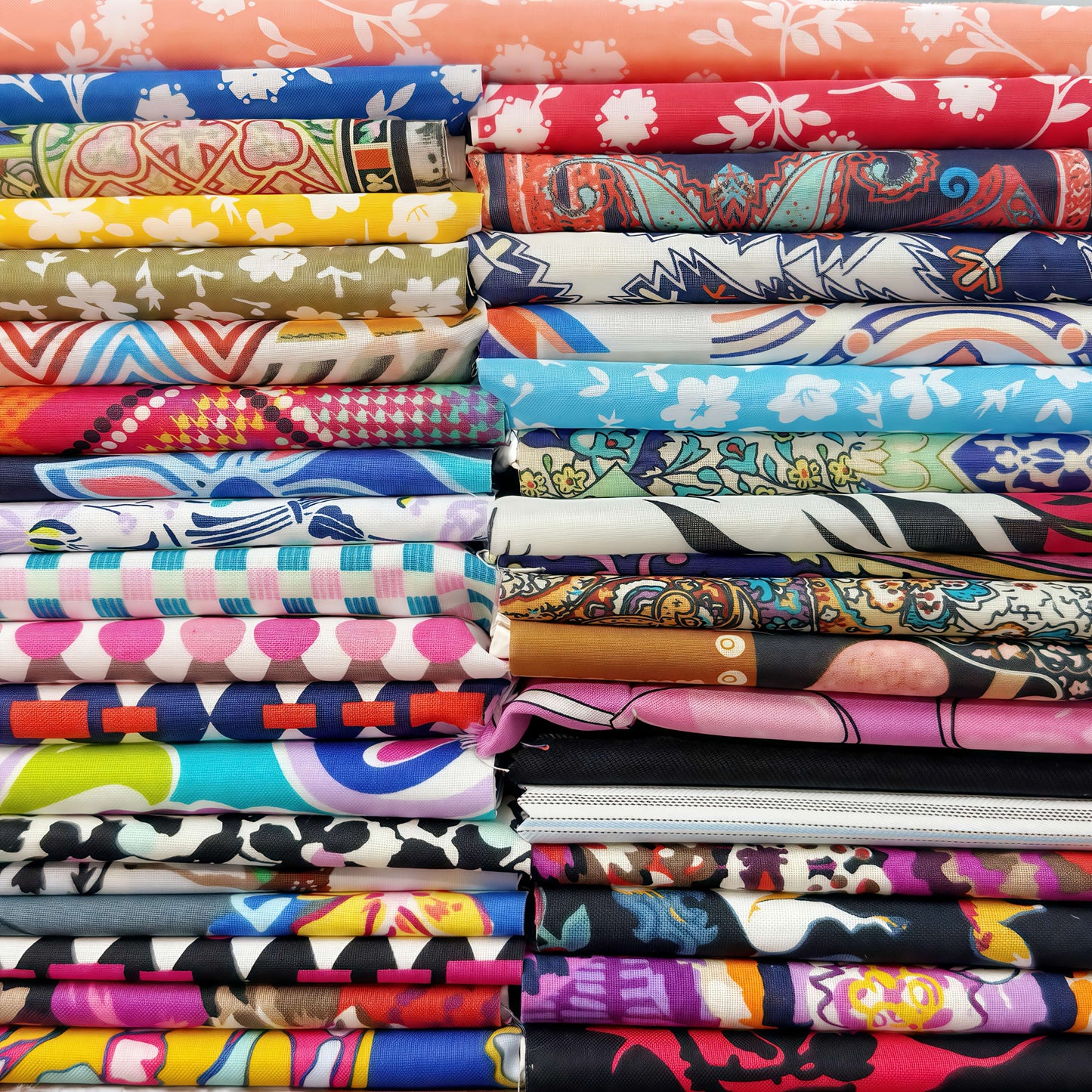 50pcs 100% Cotton High Quality Square Cloth, 10*10Inch Cotton Fabric Pieces, Fabric for Doll Clothes Making, Handmade Quilt Sewing, Clothing Patches, Sewing Materials Fabric on