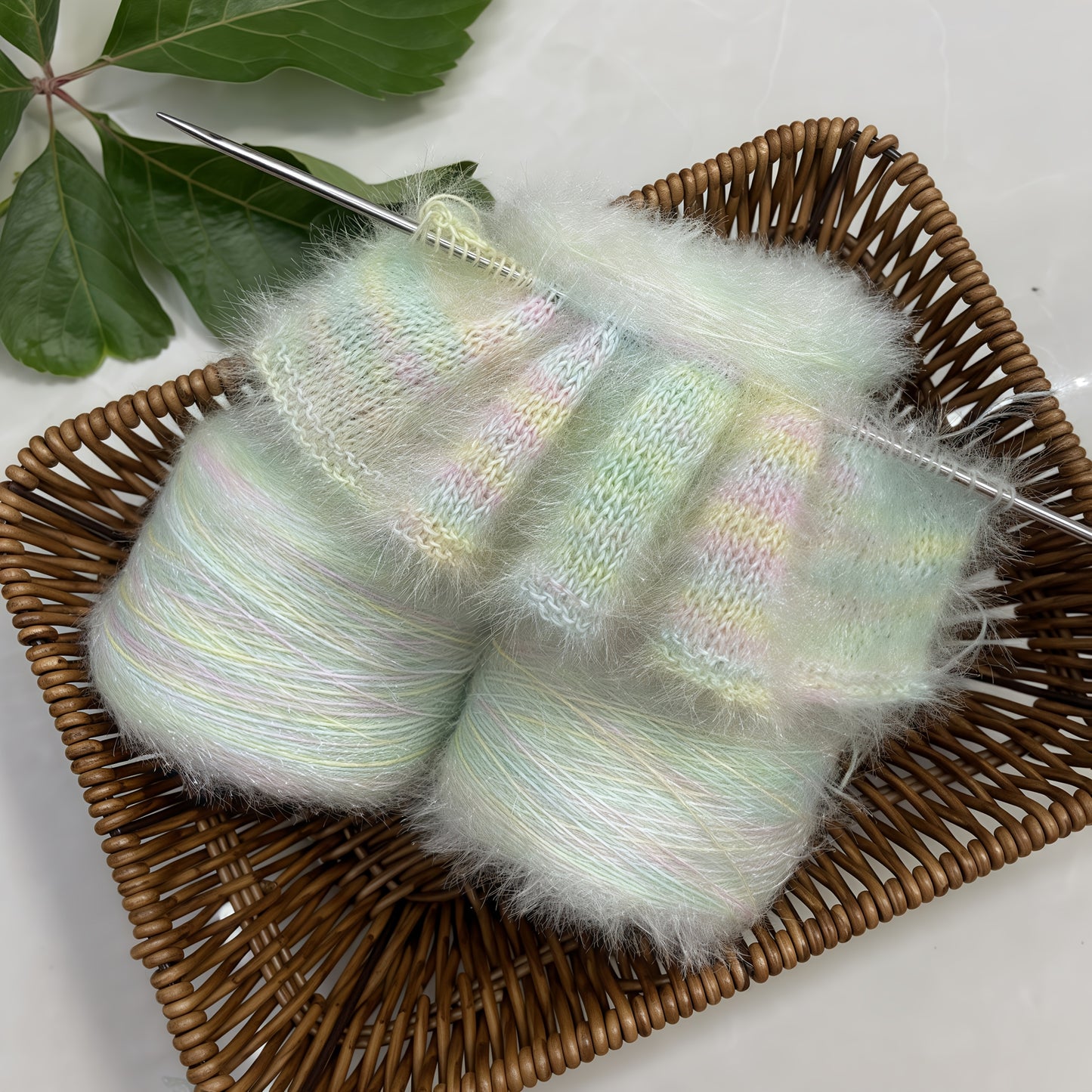 A Large Economical Pack of 400G of Soft Long-Haired Yarn, Suitable for Sweaters, Scarves, Jackets, Shawls, Hats, Coats, Etc. This Yarn Material Kit Is Perfect for DIY Projects. 1 Pack = 8pcs = 400G, Consisting of 80% Acrylic