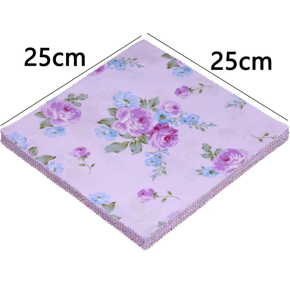 22pcs 10in×10in Jelly Roll Fabric Strips for Quilting, 100% Pure Cotton Jelly Rolls, Yellow Series