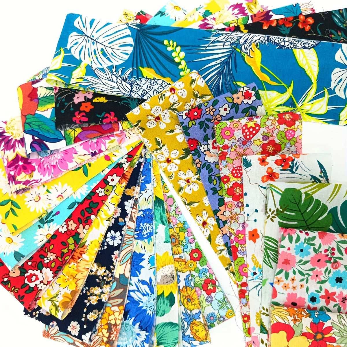 36pcs Jelly Roll Cotton Fabric For Sewing Supplies, Cotton Fabric Strips For Quilting, 2.48"X19.69" Colorful Advanced Cotton Fabric Bundles For DIY Craft