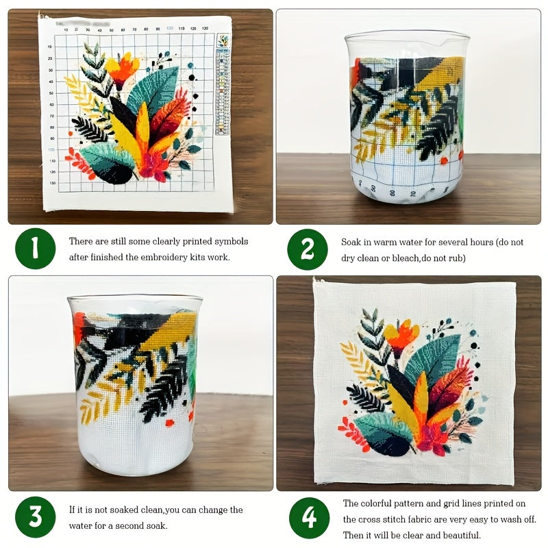 1 Set - Creative Dreamy Owl Theme Cross Stitch Painting Kit, DIY High-Quality Needle and Thread Embroidery Supplies, 11CT Cross Stitch Embroidery Fabric Painting Crafts, Enjoy the Fun of Handmade Creations, Ideal for Home Wal