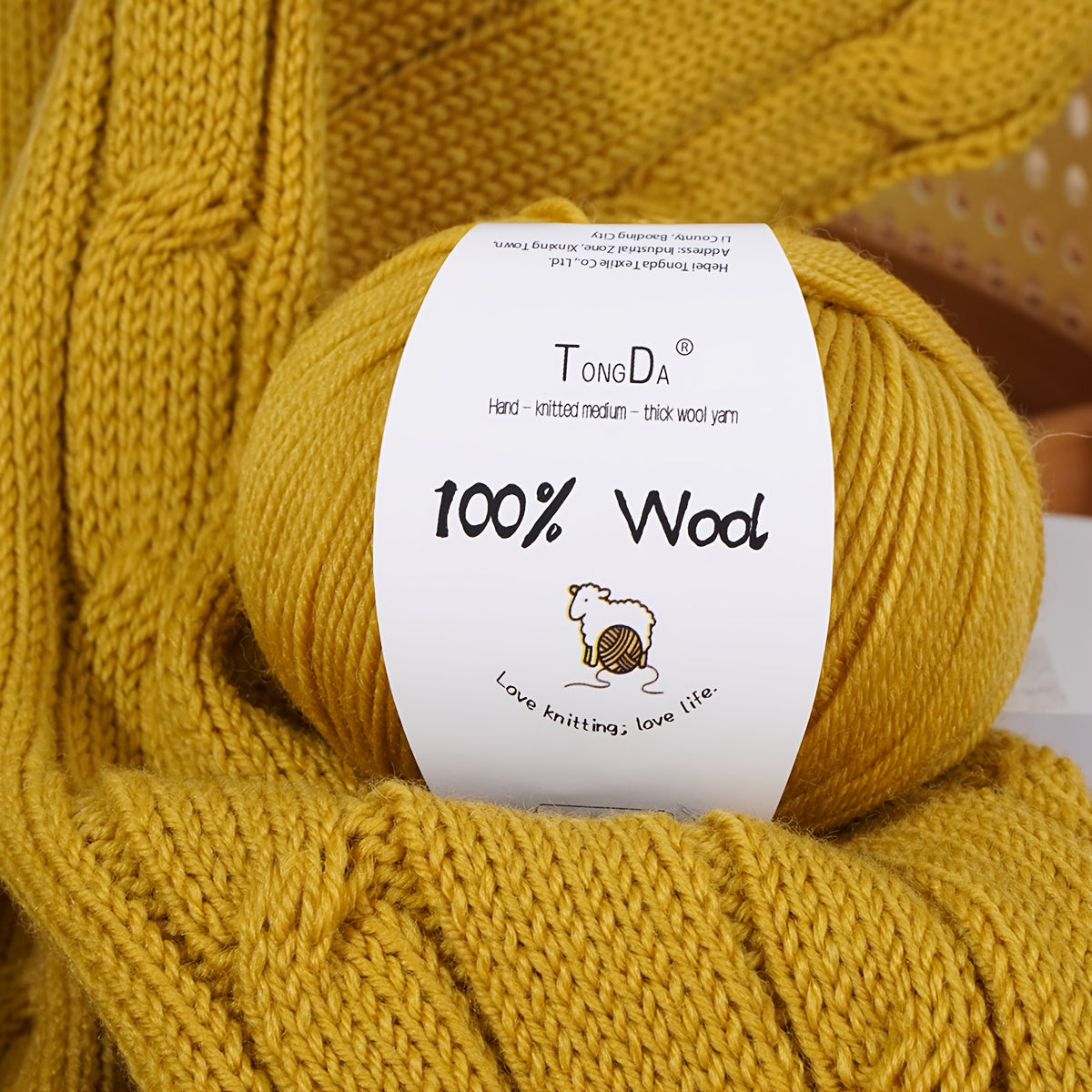 500G/10pcs 100% Wool Yarn 4-Layer Medium-Coarse Wool Yarn Does Not Pill, Fade, Or Shed. Suitable for Novice Knitters. Suitable for Sweaters, Coats, Hats, Scarves, Shawls, Blankets And Other Crocheted Products.