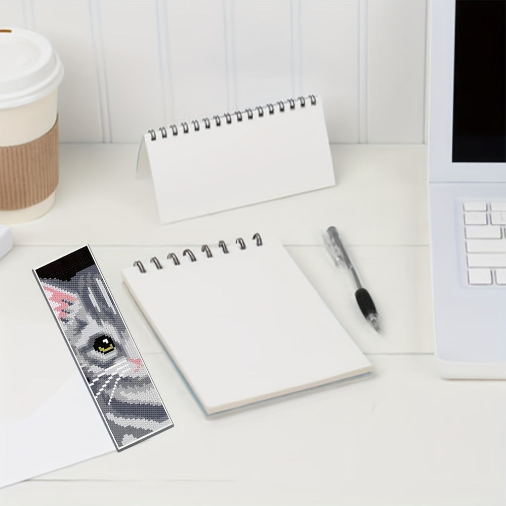 6 Sets of Cat and Dog Pattern Cross Stitch Kits for Beginners with Instructions, Random Embroidery Accessories Included, Animal Theme, All-Season Fabric Craft Kit, Beginner Craft Kit|Playful Design|Detailed Embroidery, Cat Cr