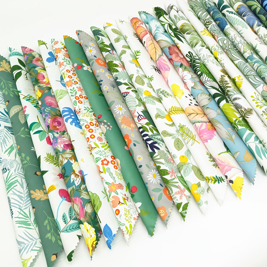 10 X 10 Inch Cotton Fabric, Square Multi-color Quilting Fabric Bundle, Pre-cut Printed Patchwork Material, Suitable for Holiday DIY Craft Fabric Handmade, DIY Handicraft Gifts, Christmas Gifts, Birthday Gifts, Holiday Gifts (