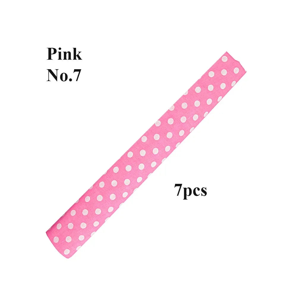 New 7Pcs 25x25CM Cotton Fabric Printed Cloth Sewing Quilting Fabrics For Patchwork Needlework DIY Handmade Accessories