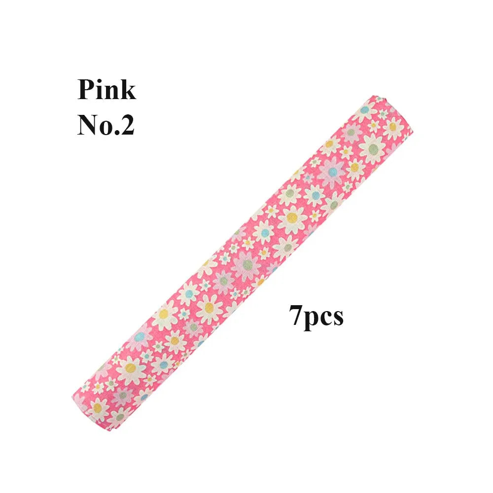 New 7Pcs 25x25CM Cotton Fabric Printed Cloth Sewing Quilting Fabrics For Patchwork Needlework DIY Handmade Accessories