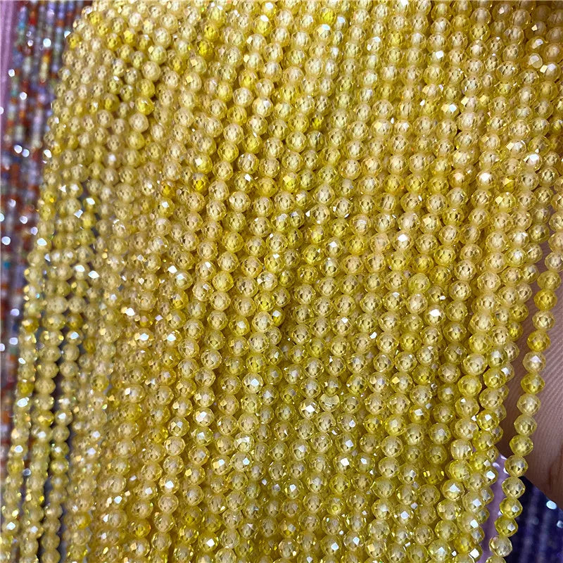 2 3mm Natural Labradorite Quartz Moonstone Crystal Stone Beads Round Faceted Loose Beads For Jewelry Making DIY Bracelet 15.5"