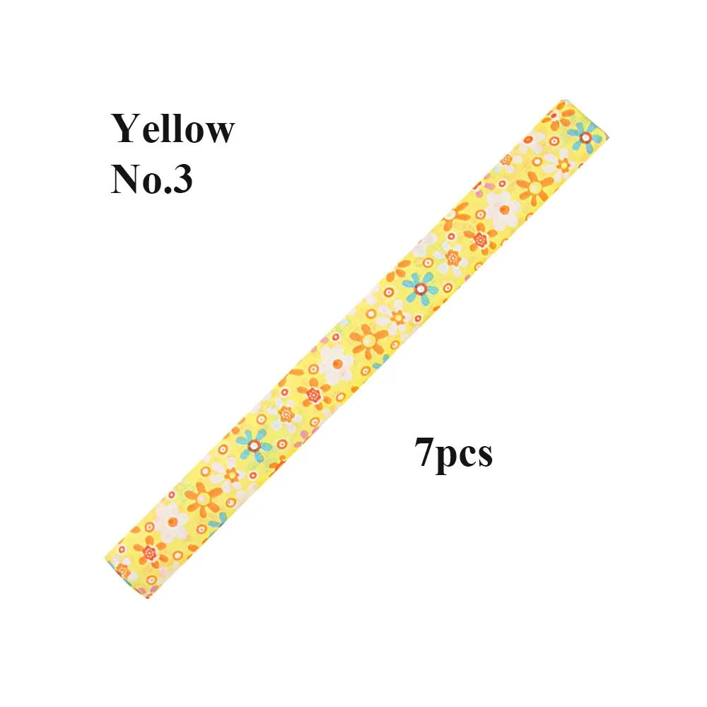 New 7Pcs 25x25CM Cotton Fabric Printed Cloth Sewing Quilting Fabrics For Patchwork Needlework DIY Handmade Accessories