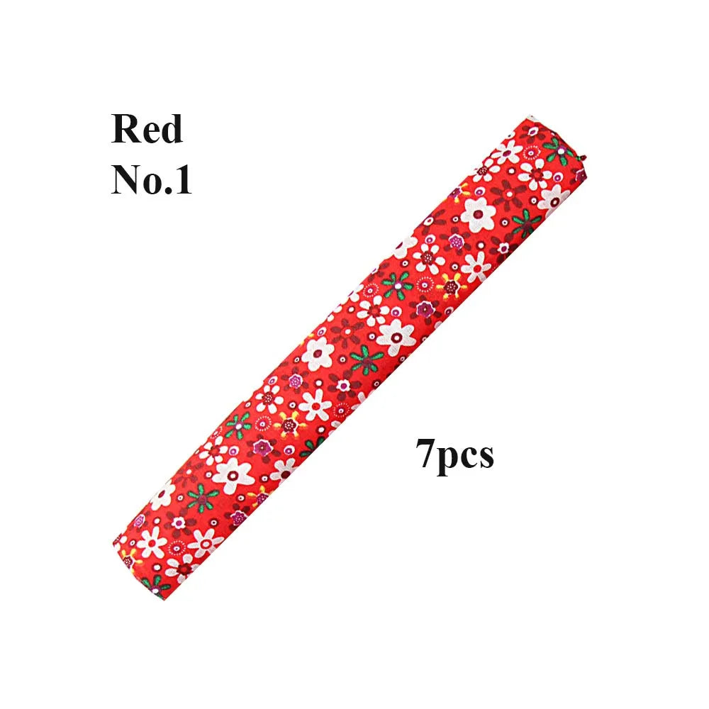New 7Pcs 25x25CM Cotton Fabric Printed Cloth Sewing Quilting Fabrics For Patchwork Needlework DIY Handmade Accessories