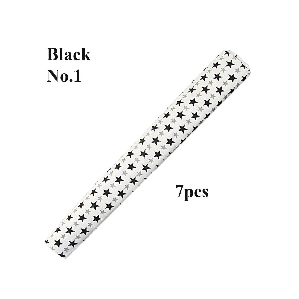 New 7Pcs 25x25CM Cotton Fabric Printed Cloth Sewing Quilting Fabrics For Patchwork Needlework DIY Handmade Accessories