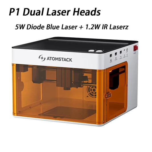 ATOMSTACK Laser Engraving Machine 5W Laser Cutter And Engraver CNC Machine For Dog Tag Leather Metal Wood Work
