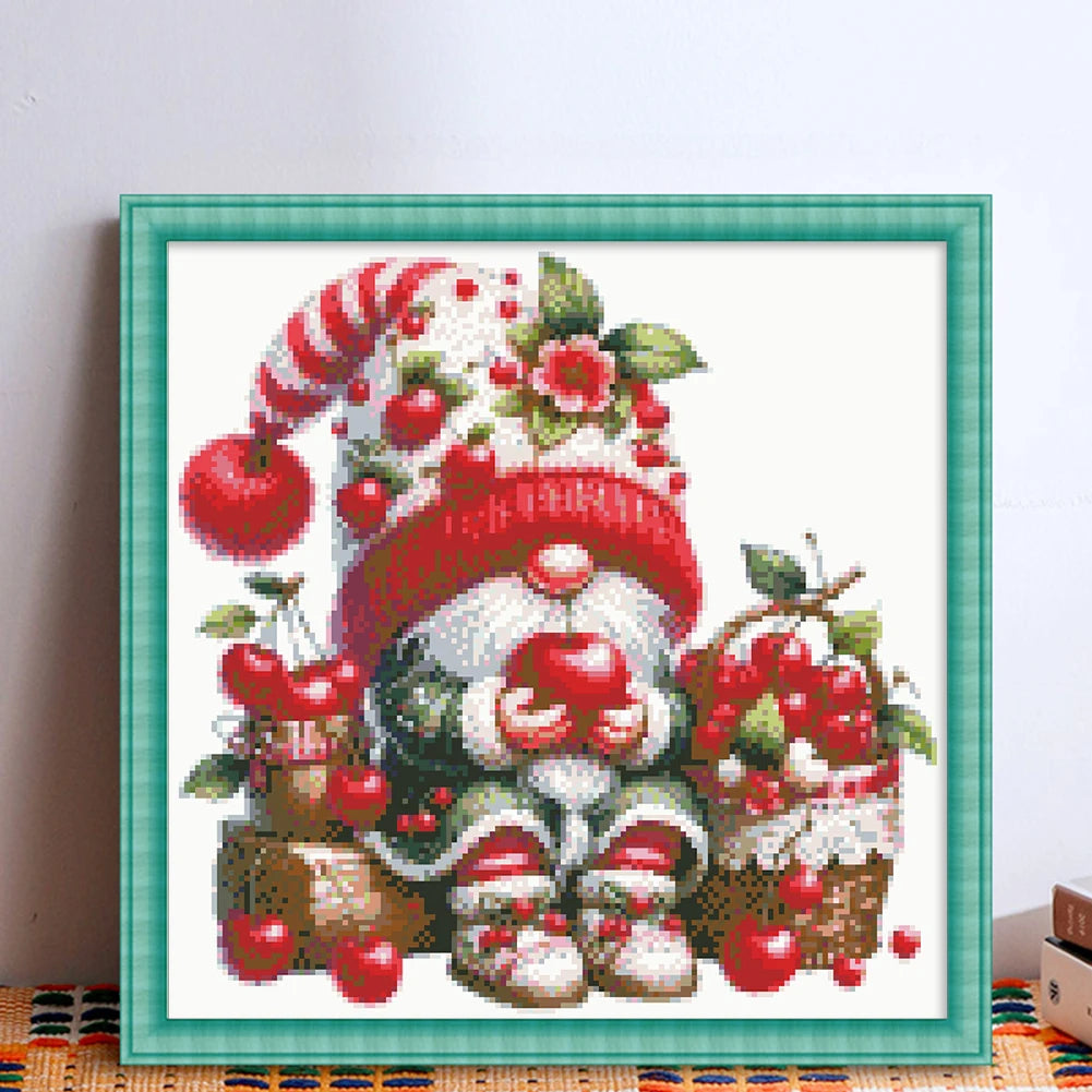 Partial Embroidery Bead 40x39cm Gnome 9CT DIY Cross Stitch Kit for Bedroom Home