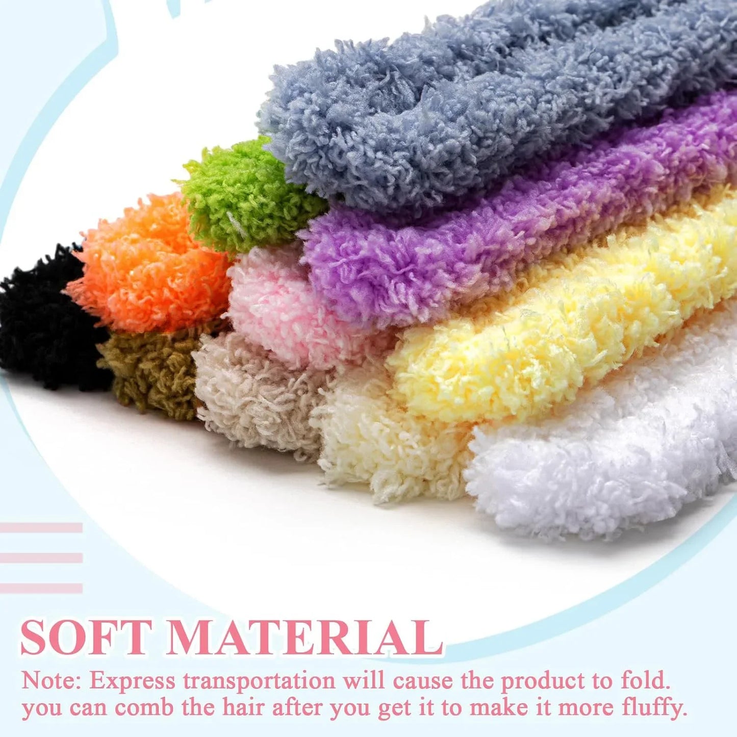 12 Pcs 39 Inches Jumbo Colorful Pipe Cleaners Bulk Coral Fleece Fur Thick Pipe Cleaners Chenille Stems Craft Supplies Gifts