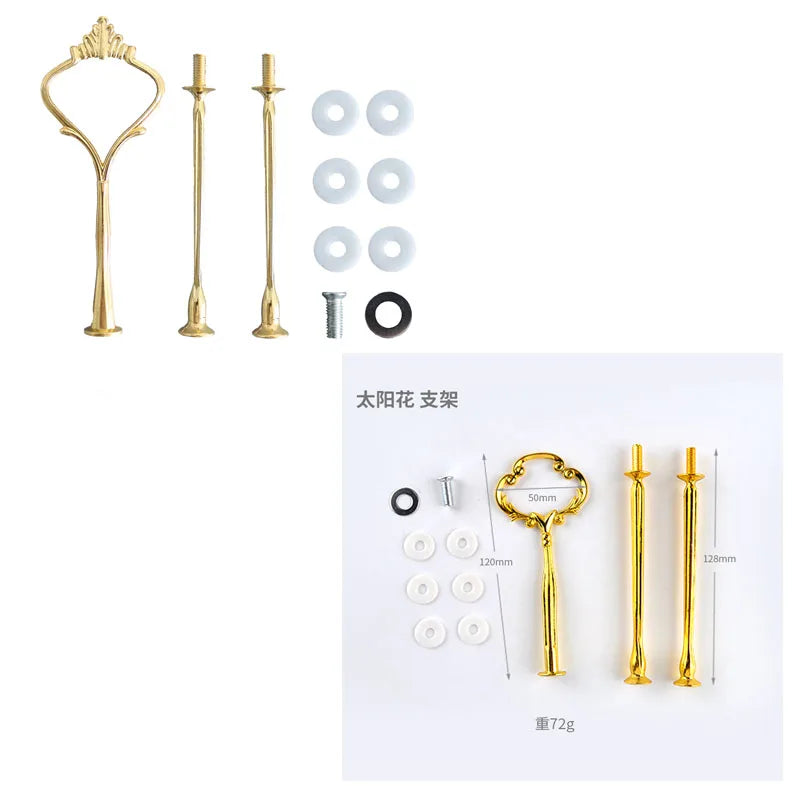 DIY Crystal Silicone Mold Three-layer Fruit Plate Tea Plate Disc Epoxy Resin Molds Cup Pad Mould For Resin Art Home Decoration