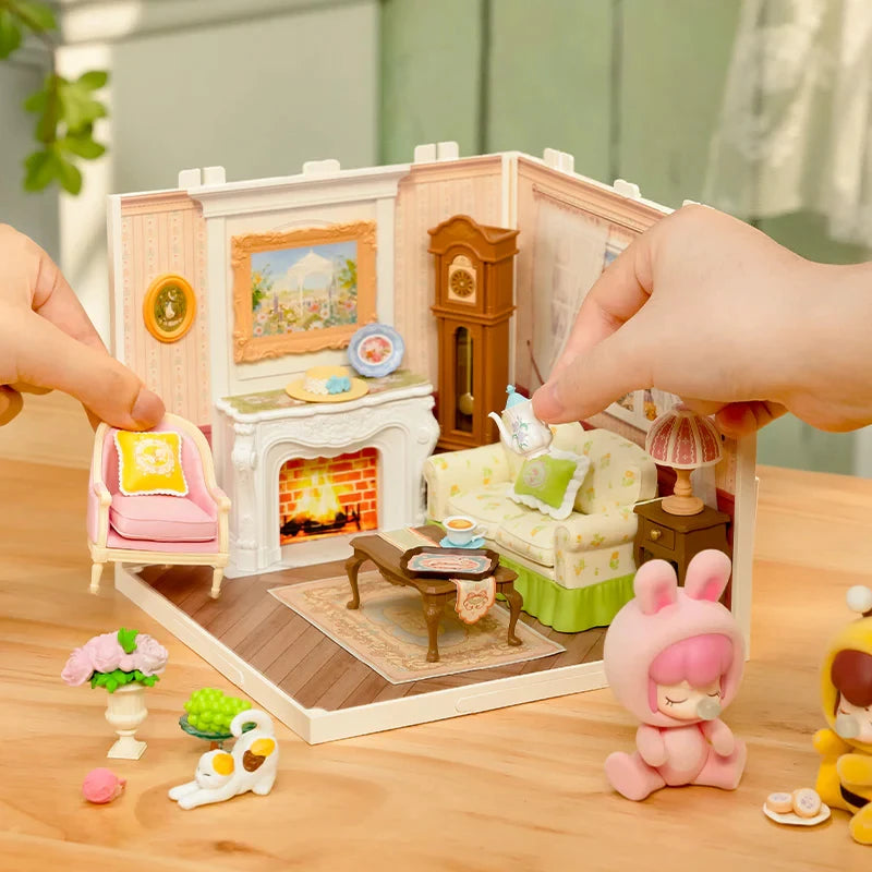 Rolife DIY Miniature House Kits Super Creator Model Courtyard Diorama Kit Perfect Christmas Birthday Gift for Adults Kids