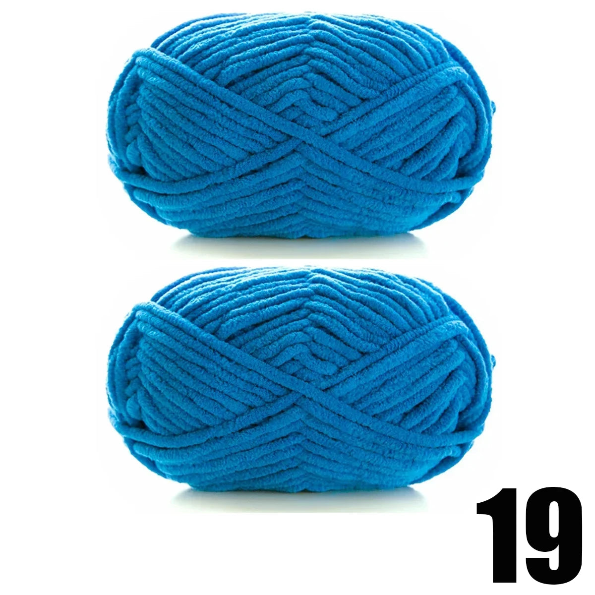 2pcsX50g Thick Velvet Yarn Handmade DIY Knitting Yarn Wool Line Scarf Hat Soft Chenille Yarn Knit Wol