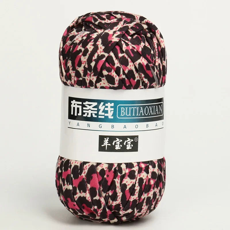 100g/pc Crocheting T Shirt Thick Soft Cloth Yarn for Hand Knitting Crochet Line Woven Handbag Blanket Thick Yarn Flat thread
