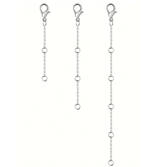 New Lobster Clasp Plus Tail Chain Adjustment Chain Jewelry Extension Chain Simple Necklace Accessories