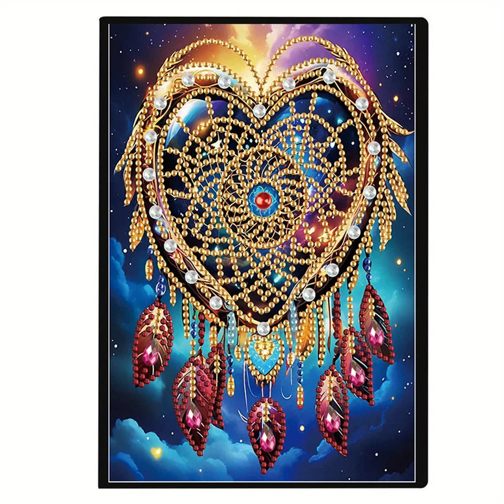DIY Special Shaped Journal Sketchbook DIY Diamond Art Diary Book Journal Notebook for Adults Kids Home Office Art Drawing