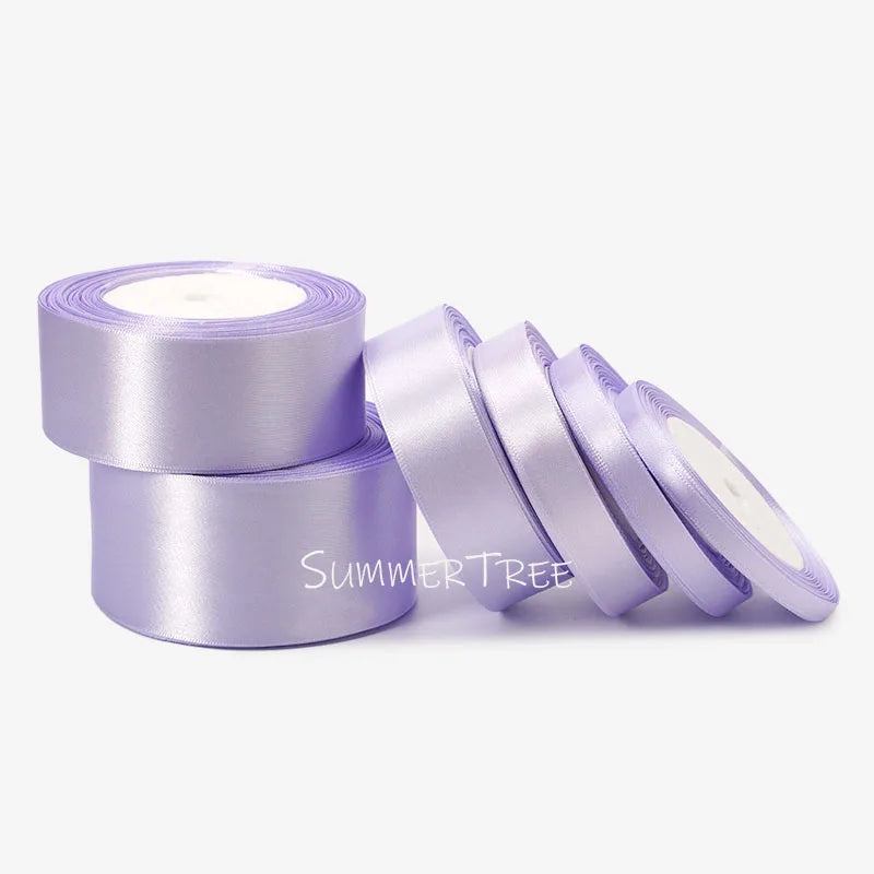 Satin Ribbon 25yards 6mm - 50mm Sash Gift Wrap Bow Handmade DIY Craft Halloween Christmas Wedding Birthday Party Decoration