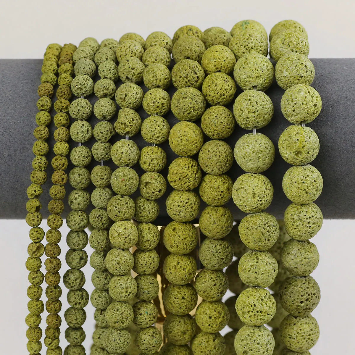 Natural Stone Beads 4 6 8 10 12mm Tiger Eye Amazonite Turquoises Agates Lava Round Spacer Beads For Jewelry Making DIY Bracelets