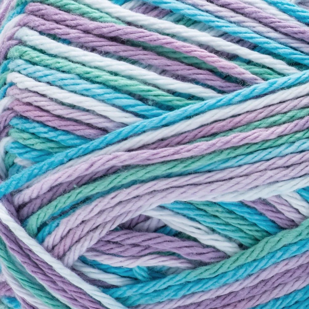 ® Handi Cotton BB™ #4 Worsted Medium Cotton Yarn Beach Ball Blue 12oz/340g 608 Yards