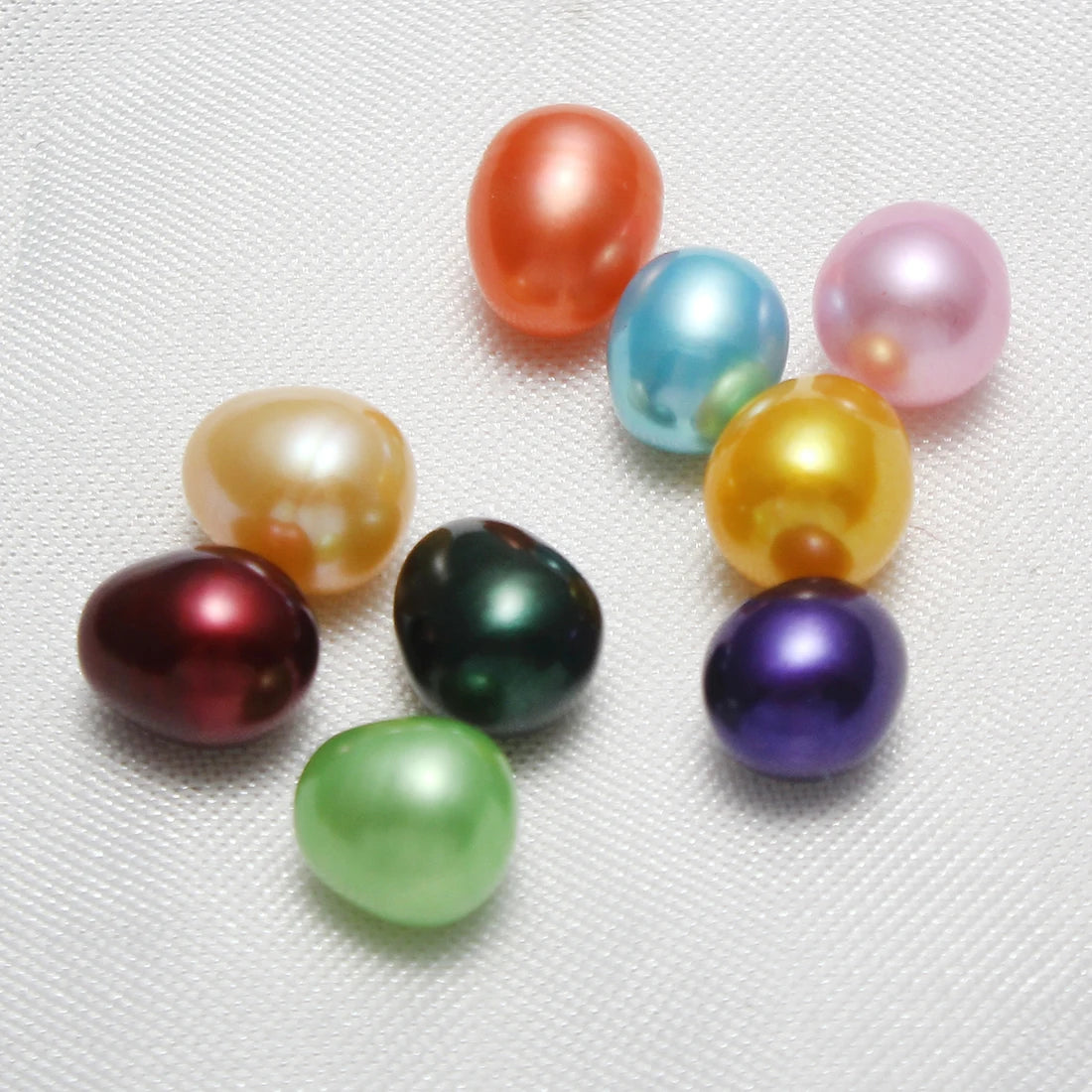 50PCs/Lot Oyster Wish Pearl Kit Freshwater Pearl Rice mixed colors 7-8mm Freshwater Pearl Beads Jewelry DIY Accessories Gift