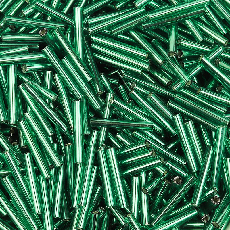120/600pcs 2x12mm Charm Czech Glass Beads Cylindrical Tube Bugle Spacer Beads For Craft Making DIY Earring Necklace