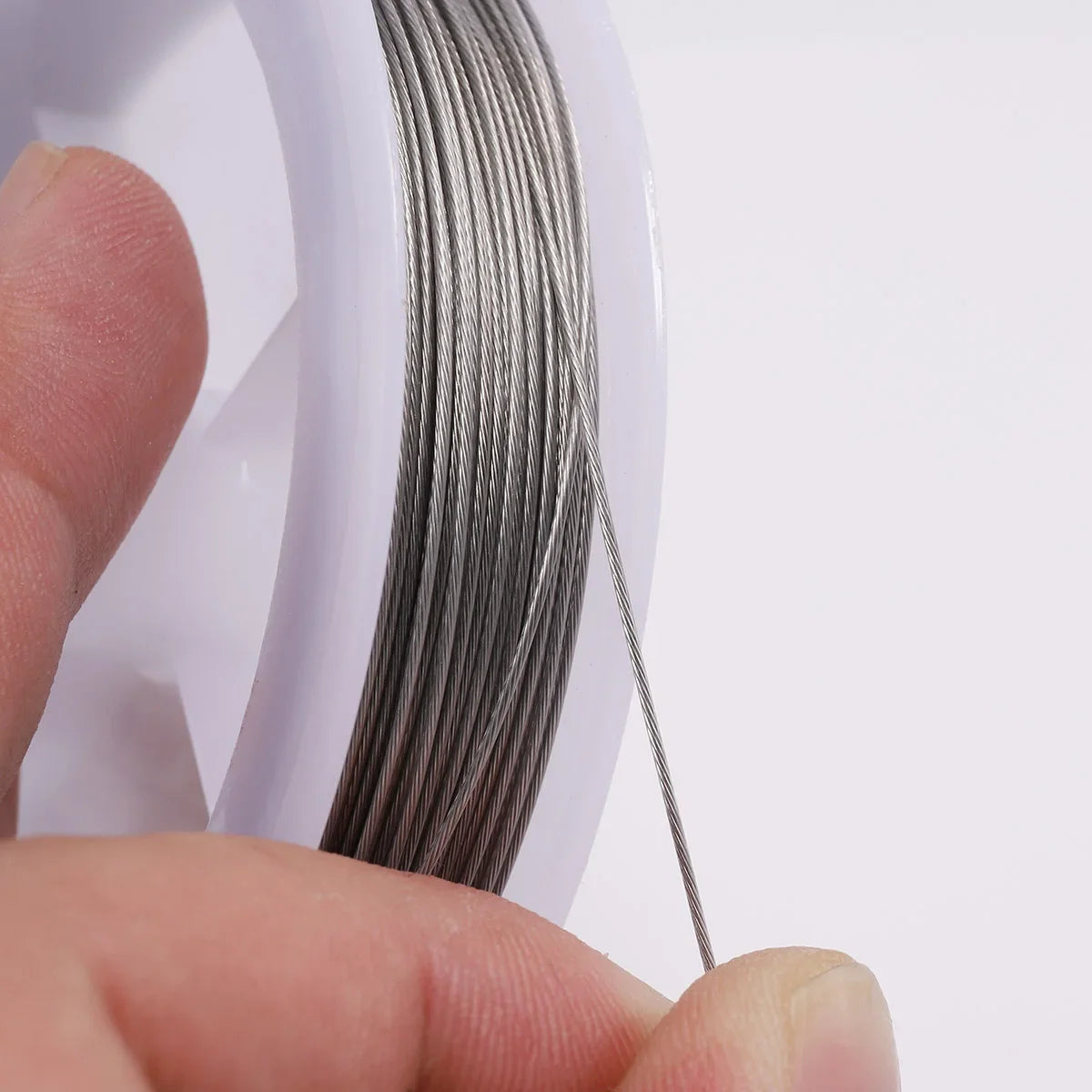 1 Roll/lots 0.3-1.0mm Resistant Strong Line Stainless Steel Wire Tiger Tail Beading Wire For Jewelry Making Finding