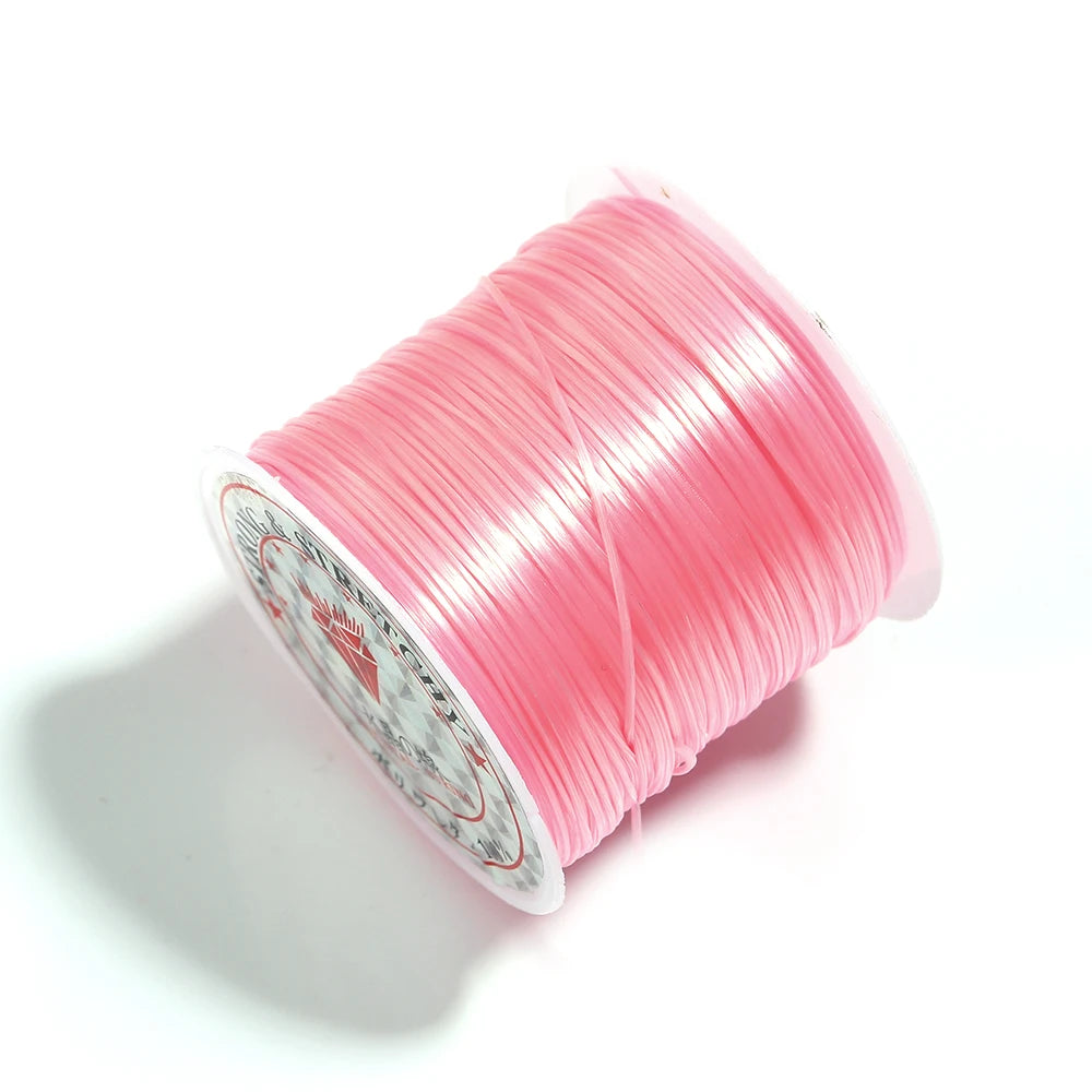 10M-40M/Roll Strong Elastic Crystal Beading Cord For Jewelry Making Stretch Thread String Bracelet Wires Cords Line Finding