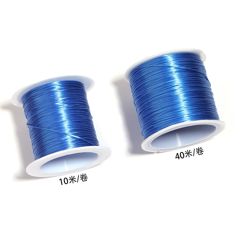 10M-40M/Roll Strong Elastic Crystal Beading Cord For Jewelry Making Stretch Thread String Bracelet Wires Cords Line Finding