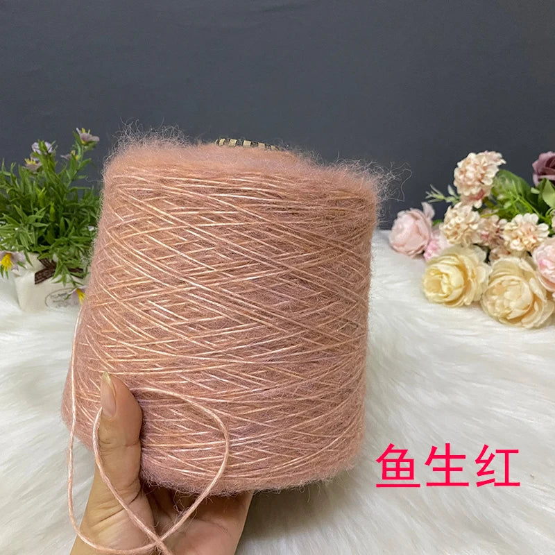 500G/PC Mohair Yarn High Quality Super Soft And Warm Baby Wool Crochet Yarn Anti-Pilling For Hand Knitting Scarves Sweaters Hats