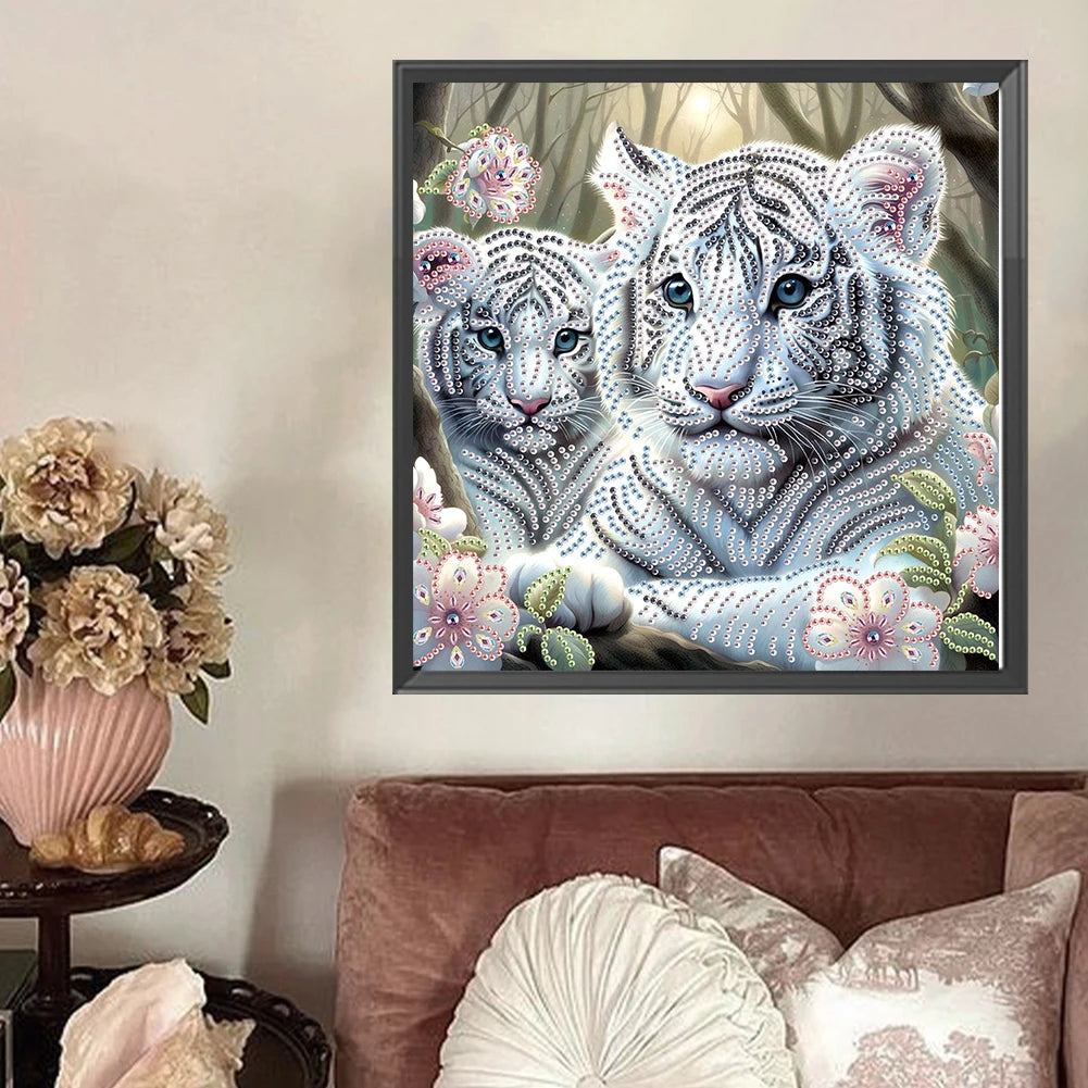 Animal 5D DIY Special Shape Crystal Partial Diamond Painting Kit Home Wall Decor