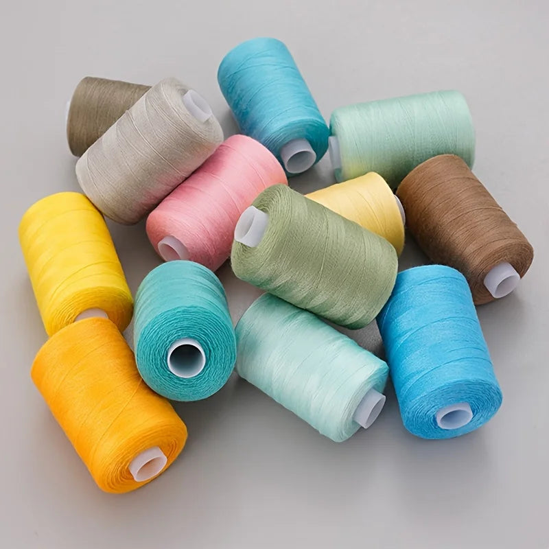 Sewing Thread 36 Polyester Thread for Sewing Machine,Hand Stitching, Quilting Set of 1000 yds Per Spool All Purpose