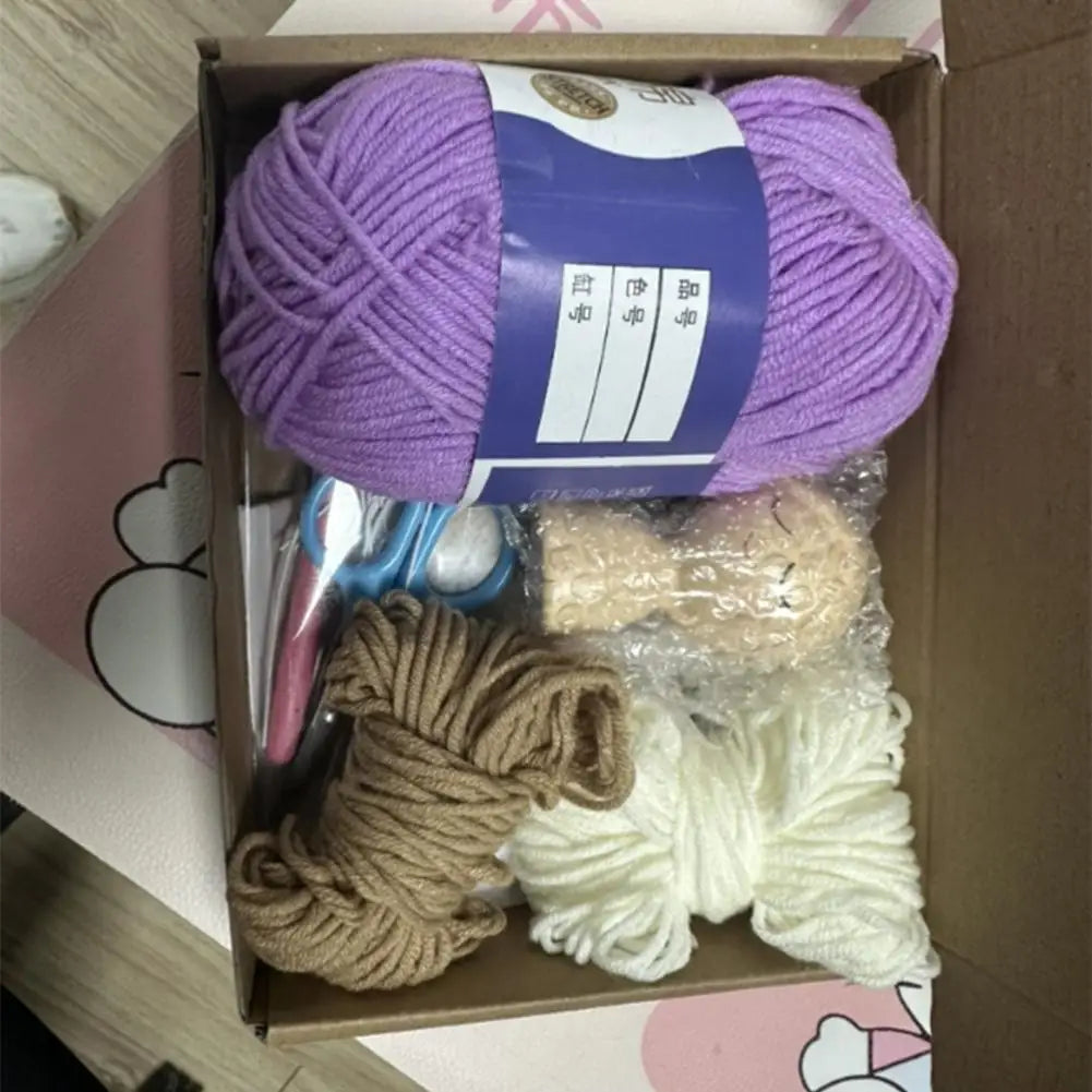 DIY Crochet Angel Ornament Kit Crochet Kit Handwoven DIY Material Kit for Adults and Kids