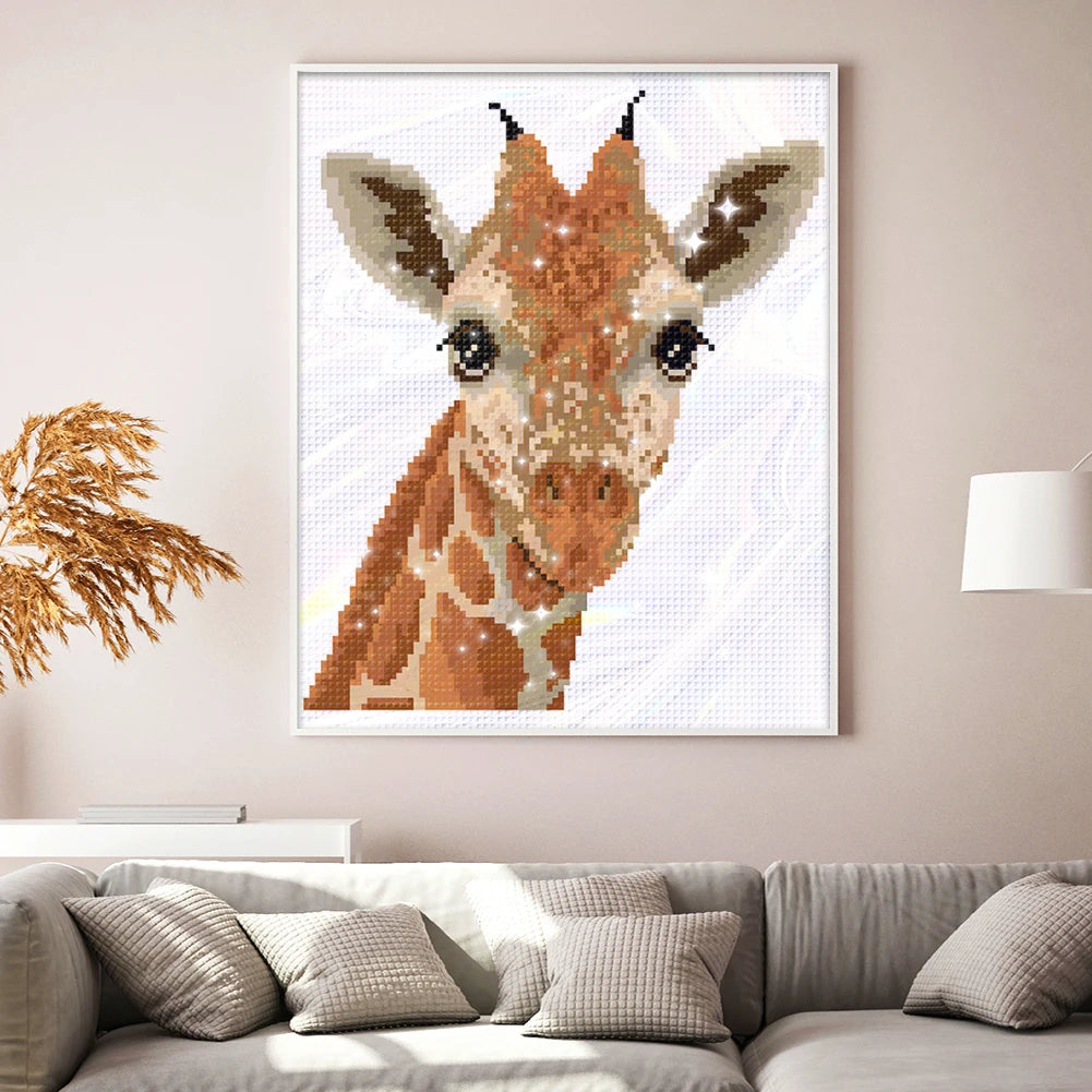 Partial Embroidery Bead Animal 9CT DIY Cross Stitch Kit for Living Room Bedroom
