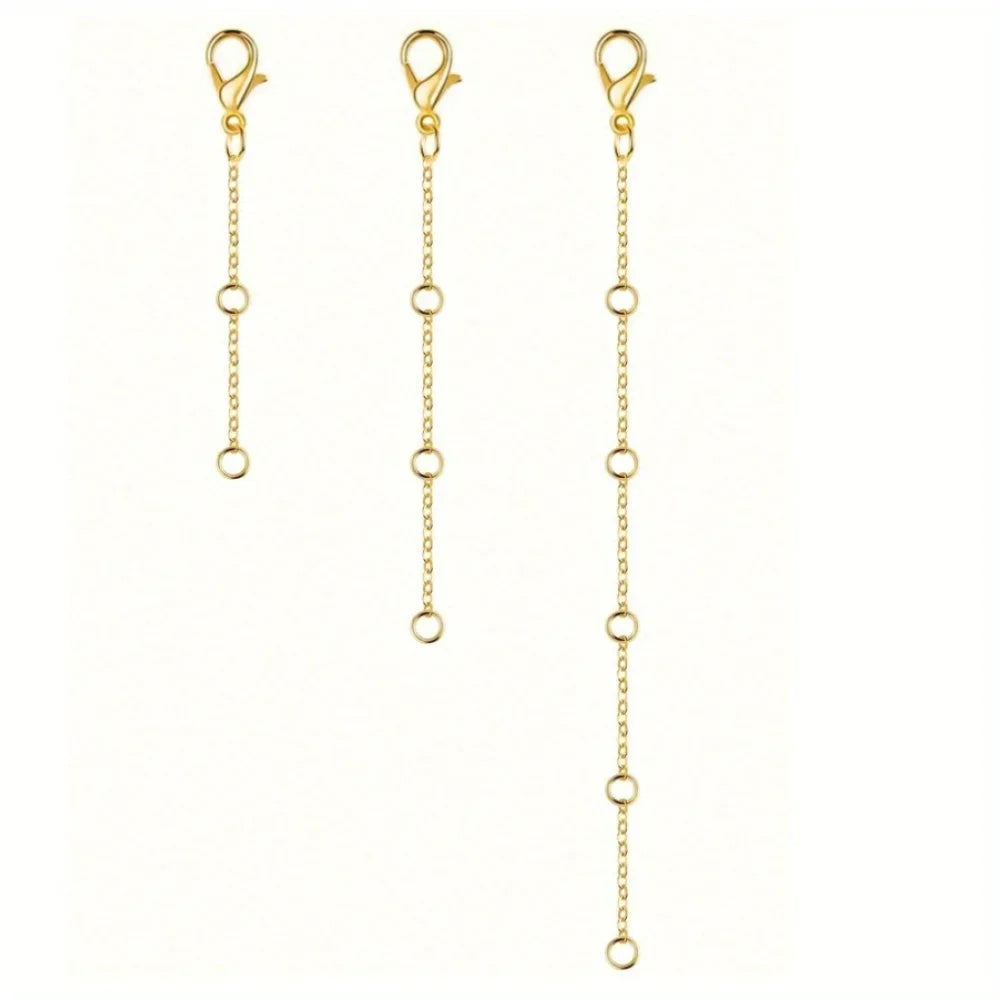 New Lobster Clasp Plus Tail Chain Adjustment Chain Jewelry Extension Chain Simple Necklace Accessories