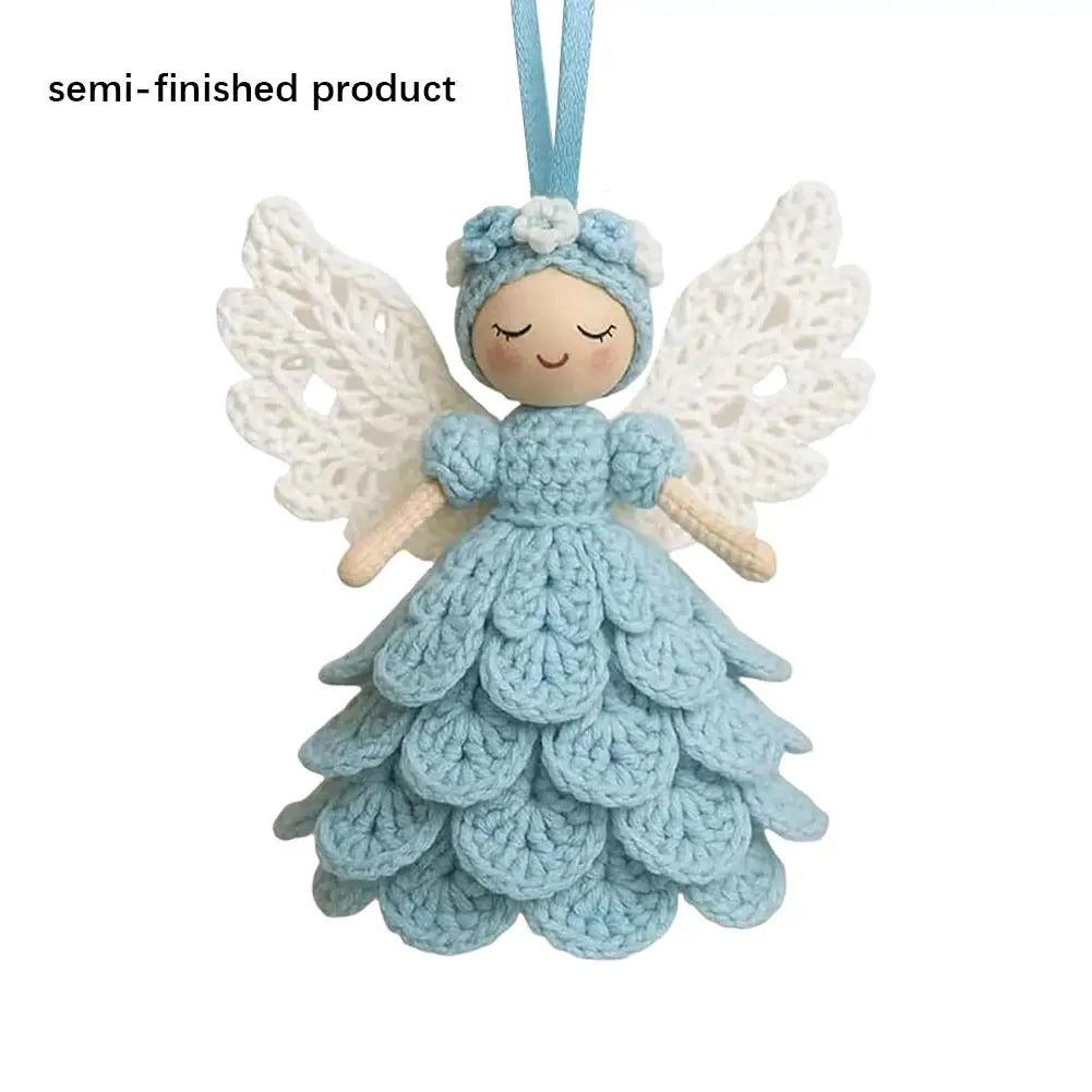 DIY Crochet Angel Ornament Kit Crochet Kit Handwoven DIY Material Kit for Adults and Kids