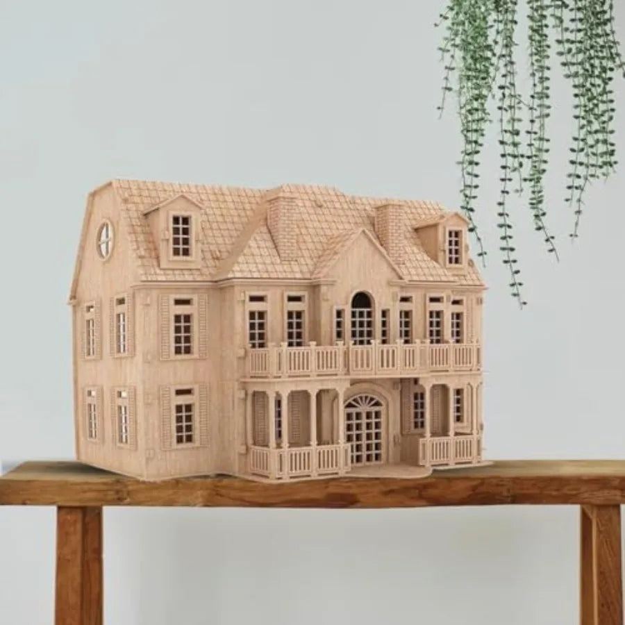 3D Puzzle Doll House with Robust Quality & Sturdy Construction – Easy to Assemble Educational Doll House Puzzle