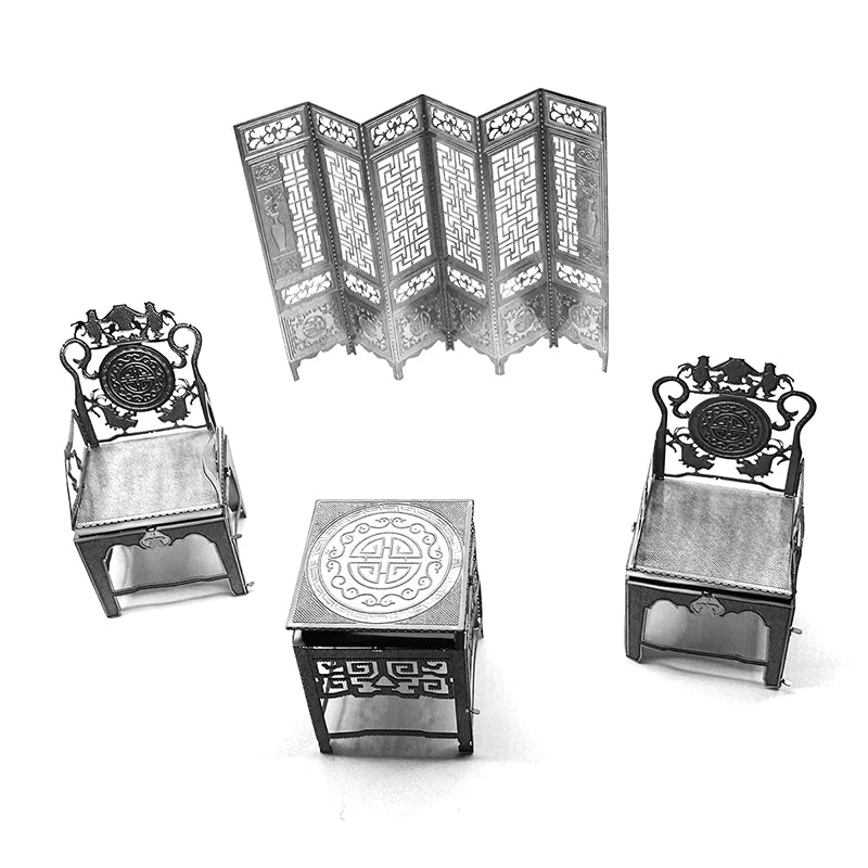 vintage furniture 3D Metal Puzzle DIY Model Building Kit Adult Toys Birthday Gift