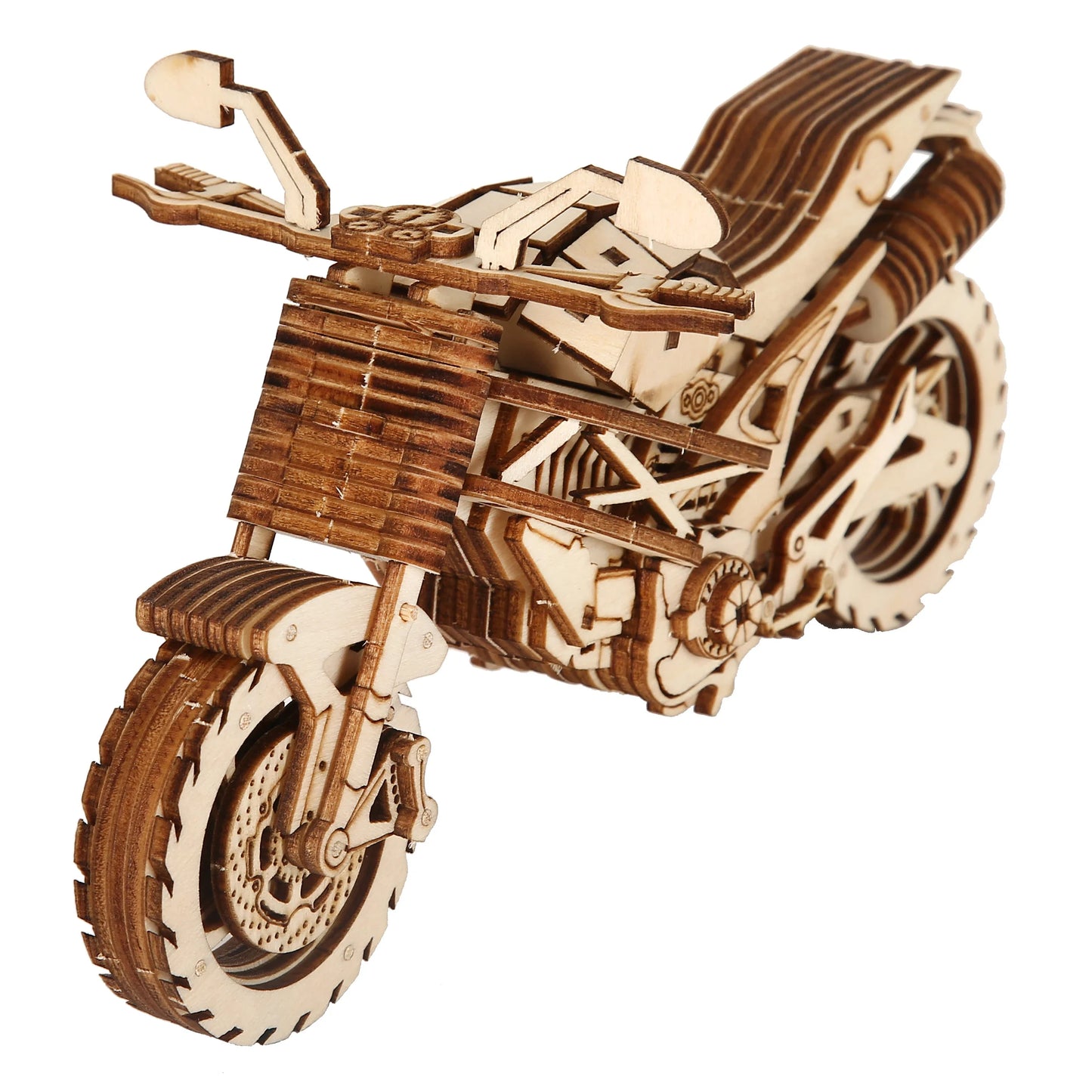 motorcycle Model DIY 3D Wooden Puzzle Building Block Kits Assembly Toy Birthday Gift For Kids Adult Home Decor