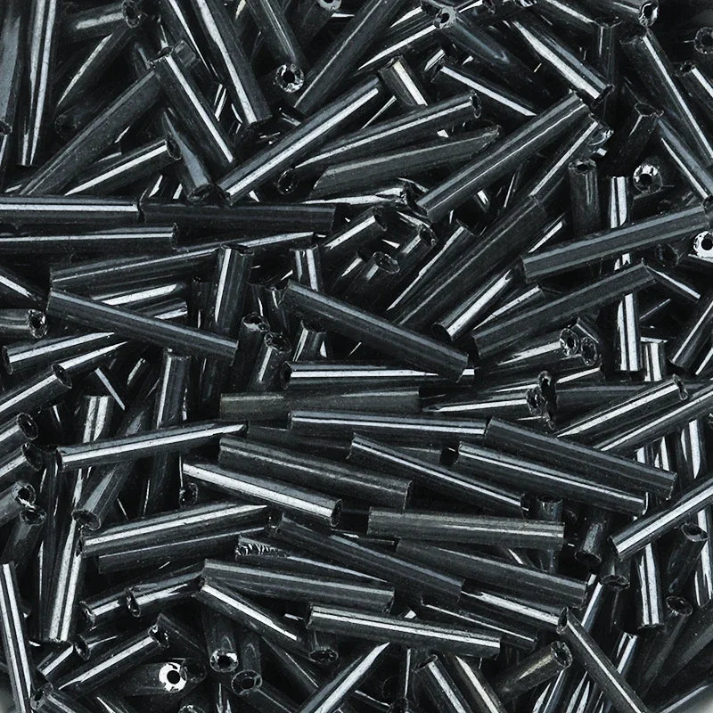 120/600pcs 2x12mm Charm Czech Glass Beads Cylindrical Tube Bugle Spacer Beads For Craft Making DIY Earring Necklace