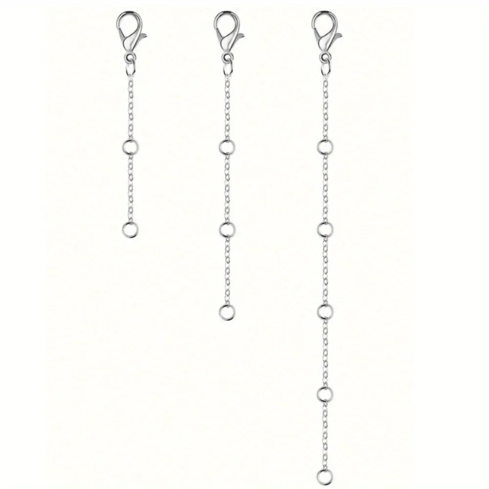 New Lobster Clasp Plus Tail Chain Adjustment Chain Jewelry Extension Chain Simple Necklace Accessories