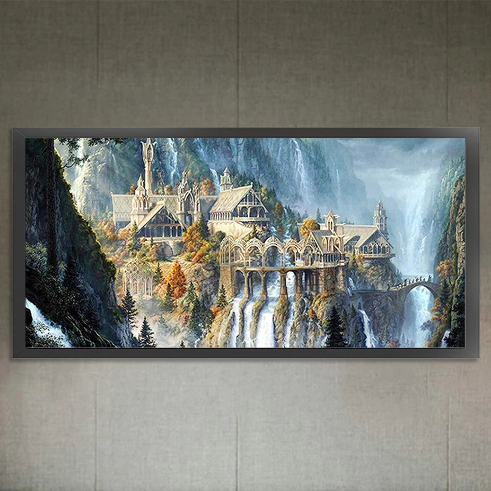 Full Cross Stitch 11CT Wonderland Counted Embroidery DIY Needlework Kits Crafts