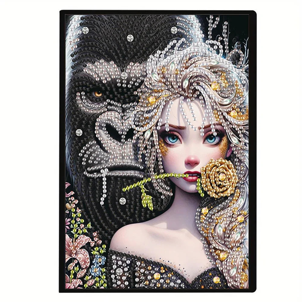 DIY Special Shaped Journal Sketchbook DIY Diamond Art Diary Book Journal Notebook for Adults Kids Home Office Art Drawing