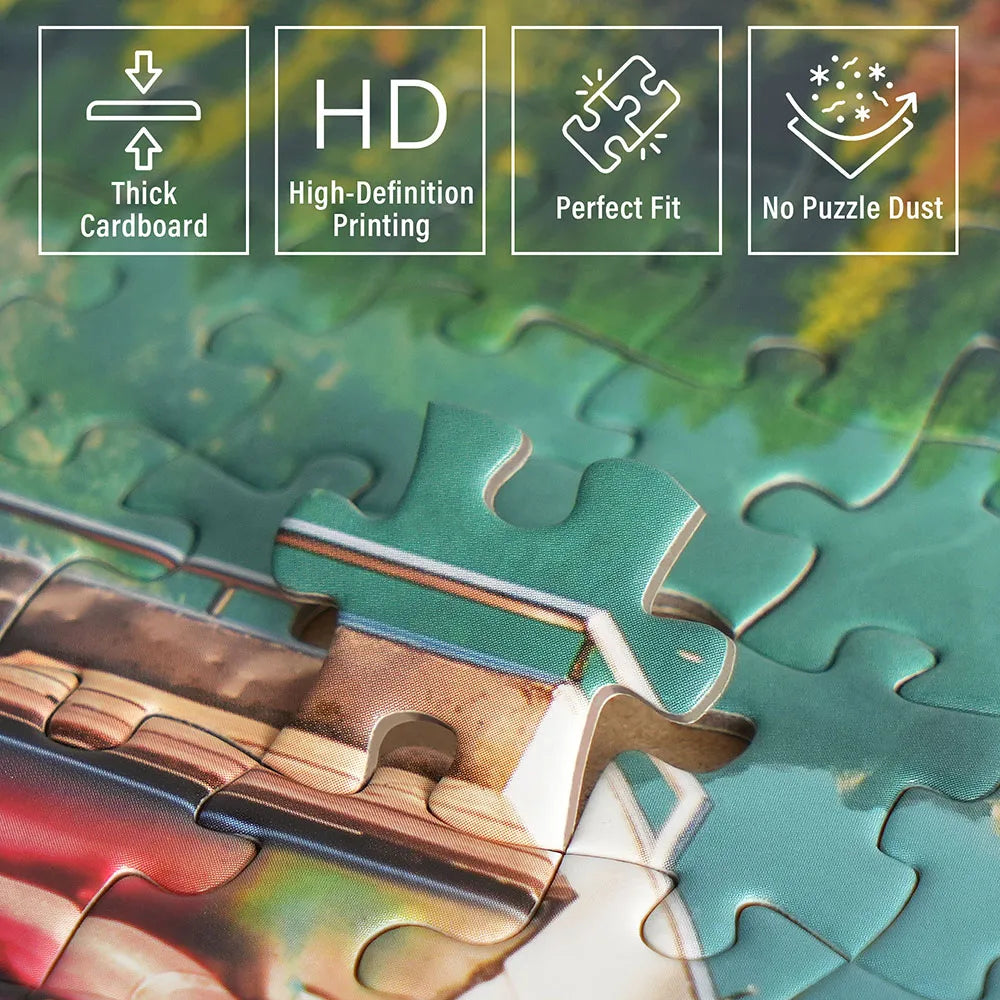 1000 Piece Jigsaw Puzzle For Adult Women Mens Christmas Thanksgiving Birthday Gifts Home Decoration Exercise Brain