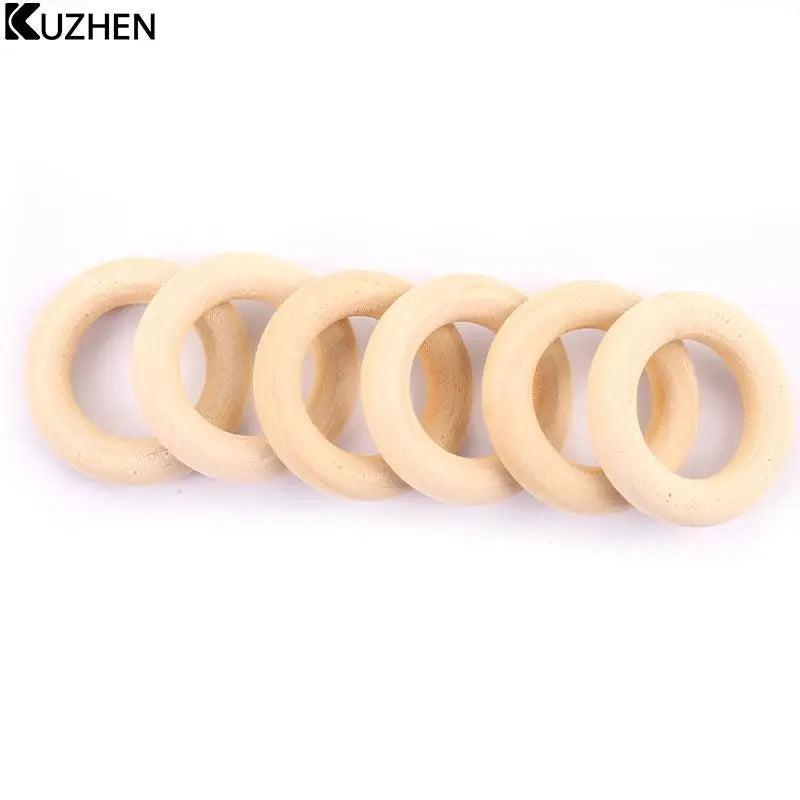 Macrame Cord Natural Cotton Rope With Wood Ring Wood Stick For DIY Teether Macrame Kit Wall Hanging Plant Hanger